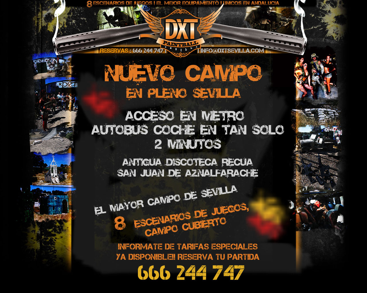 Paintball Sevilla DXT  - Paint Ball Sevilla